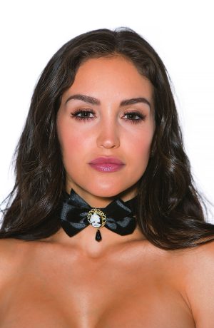 Shirley of Hollywood Choker Ribbon Bow
