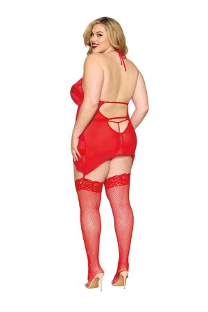 Dreamgirl - Garter Slip & G-String Diamond - DG13518X