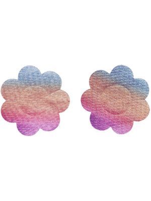 Fever Irridecent Rainbow Flower Nipple Pasties - FV20001
