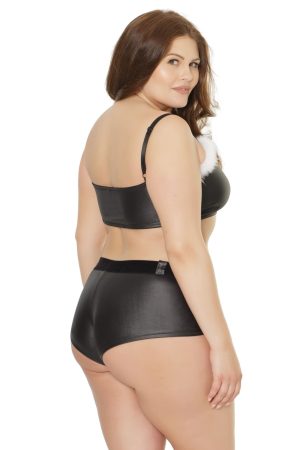 Coquette - Matte Bandeau Top And Booty Shorts - CQ3854X