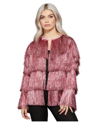 Fever Tinsel Festival Jacket, Pink - FV74000X