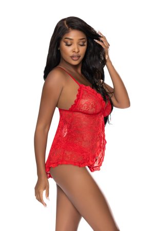 Baby Doll & Split Crotch Panty Set - MSM307